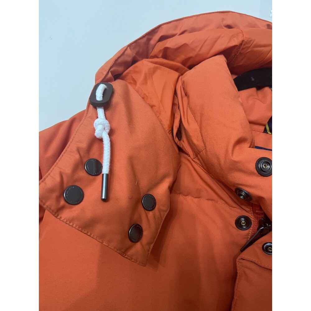 Polo Ralph Lauren Mens M Down Insulated Parka Jacket Orange NWT $498 - Picture 5 of 8
